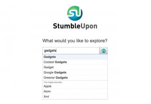 StumbleUpon Explore Feature