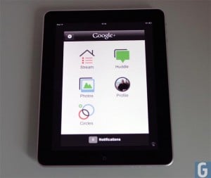 Google+ iPad