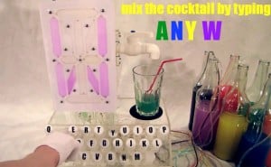 DIY Typewriter Cocktail Maker