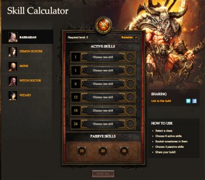 Diablo 3 Skills Calc