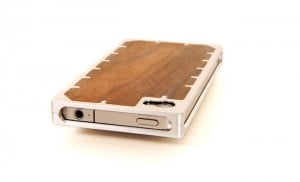 EXO10 Aluminium and Rosewood iPhone 4 Case