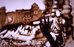 Uncharted 3 Sand Drawings