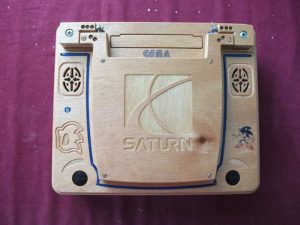 Wooden Sega Saturn