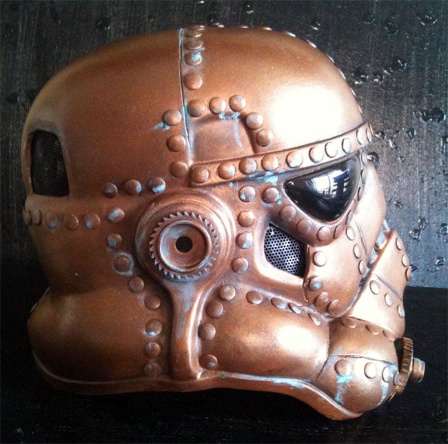 steampunk stormtrooper helmet