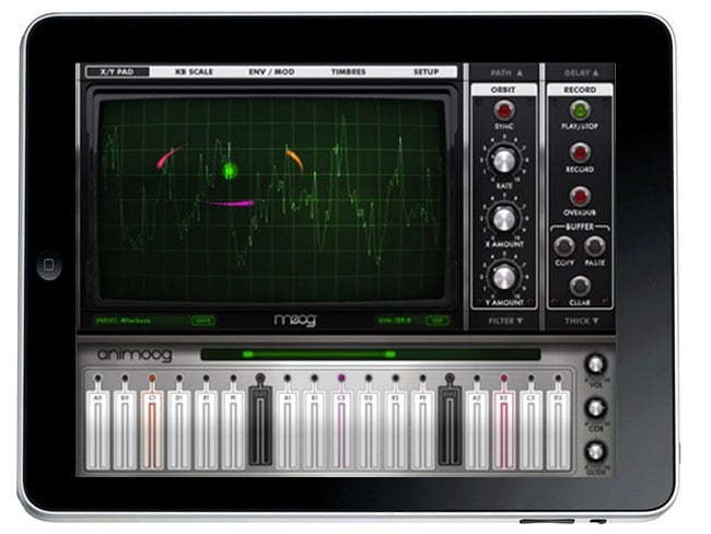 Animoog iPad Synthesiser App