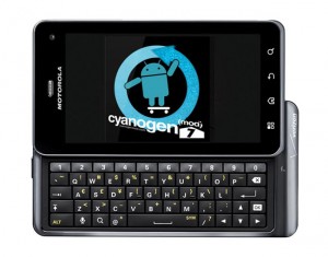 CyanogenMod 7 Droid3