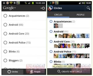 Google Plus 2 Android