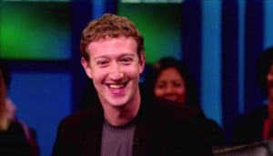 Mark Zuckerberg smiling