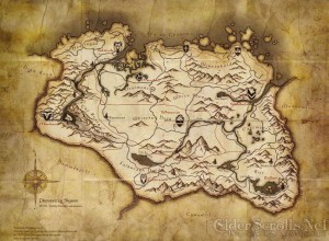 Skyrim Map