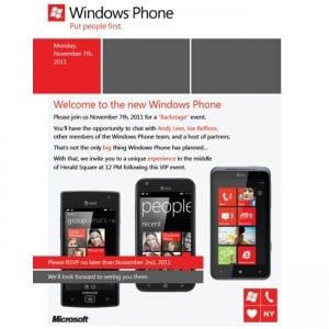 Windows Phone Event