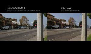iPhone 4S vs Canon 5D MKII