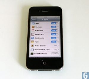 iPhone 4s iCloud