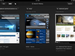 Google Search iPad App