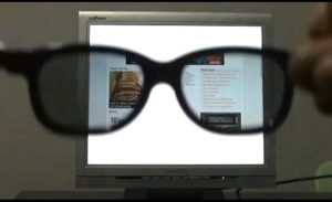 Monitor polarizing privacy mod