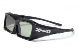 XPAND 3D active shutter glasses