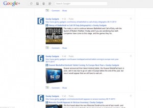Google Plus Geeky Gadgets