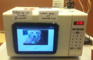uWave Microwave Plays YouTube Videos Whilst Cooking Your Food