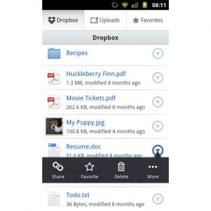 Dropbox Android