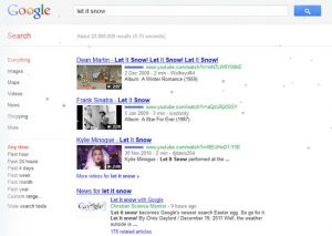 Google Lets It Snow For Christmas