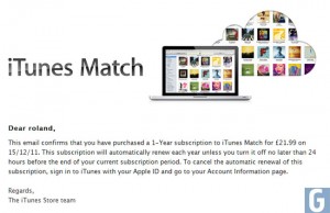 iTunes Match UK