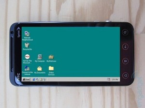 EVO 3D Running Windows