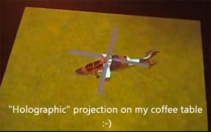 Holographic Games Engine