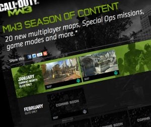 MW3 Season Content Calendar