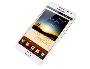 White Samsung Galaxy Note