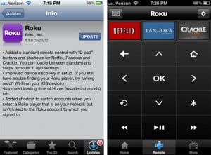 Roku iOS Remote App Updated