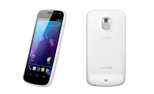 White Samsung Galaxy Nexus