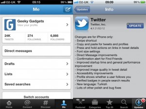 Twitter iPhone