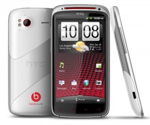 White HTC Sensation XE