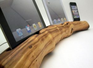 Wood iPhone Dock