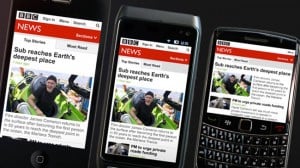 BBC News Mobile website