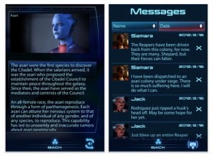 Mass Effect 3 DataPad iOS App