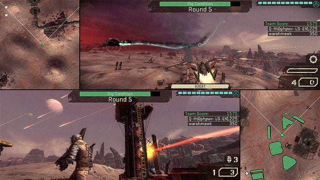 Starhawk Two Player Screen