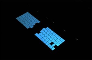Virtual Tron iPad Keyboard