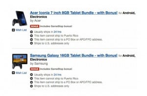 GameStop Android Tablets