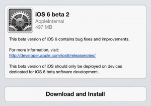 iOS 6 Beta 2