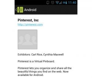 Pinterest Android