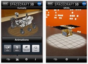 NASA Spacecraft 3D App