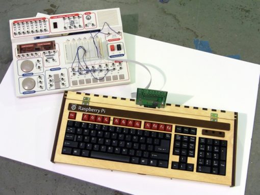 Raspberry Pi Old School Keyboard Case Created By Ben Heck