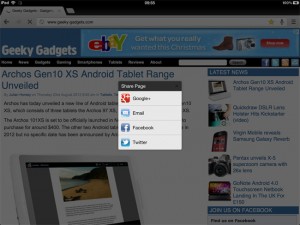 Chrome App
