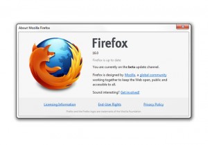 Firefox 16 Beta