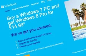 Window 8 Upgrade Registration