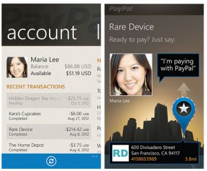 PayPal Windows Phone