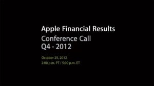 Apple Earnings