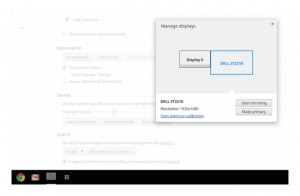 Google Chrome OS Dual Monitor