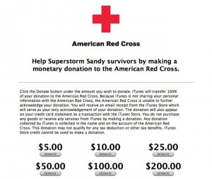 Apple's iTunes Now Taking Donations For American Red Cross