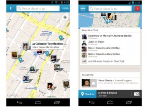 Foursquare Android Update